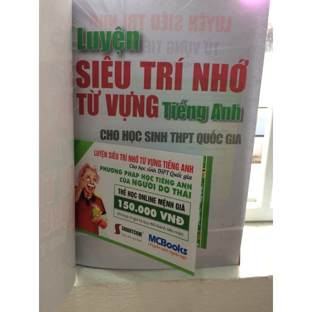 Cuốn sách Luyện Siêu Trí Nhớ Từ Vựng Tiếng Anh Dành Cho Học Sinh THPT Quốc Gia (Thẻ Học Online Ebook) - Nguyễn Văn Hiệp | BigBuy360 - bigbuy360.vn