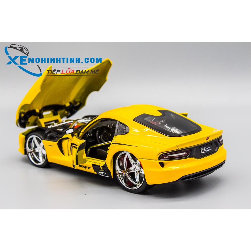 Xe Mô Hình Dodge Srt Viper Gts 2013 1:24 Maisto (Vàng)