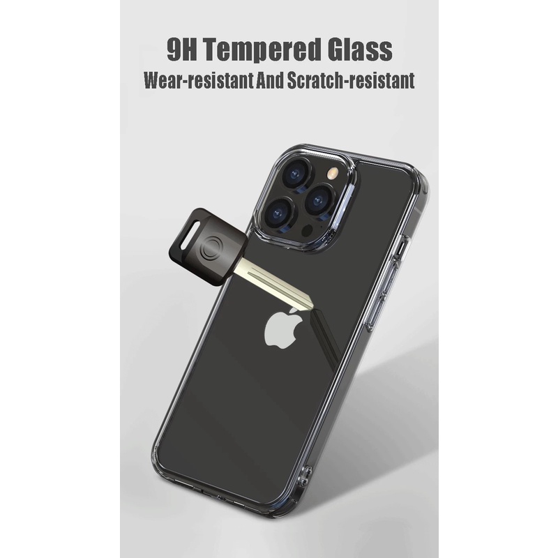 Ốp điện thoại kính cường lực cứng trong suốt sang trọng cho iphone 13 12 11 pro xs max 13 mini x xr 7 8 plus se2 | BigBuy360 - bigbuy360.vn