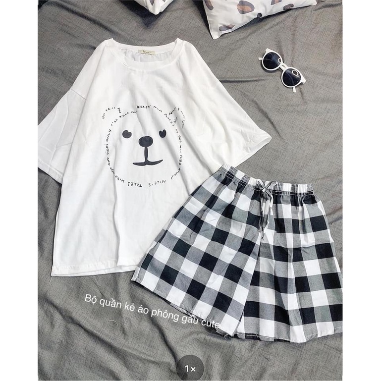 Set ngủ gấu trắng