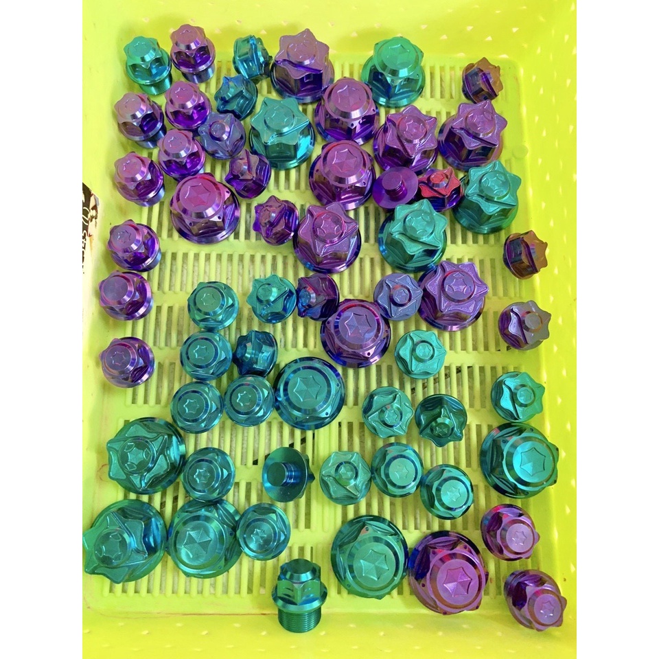 Ốc trảng ba Gr5 gắn Raider Satria Winner full bộ