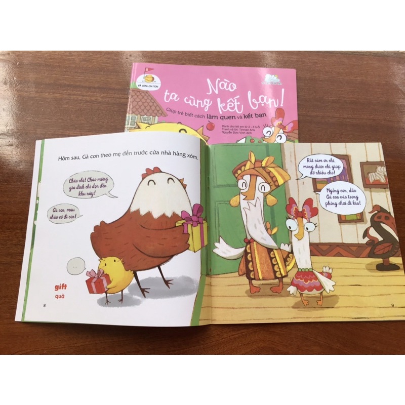 Sách-Combo 6 cuốn gà con lon ton