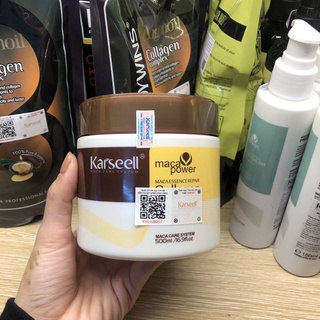 Karseell dầu hấp tóc collagen karseell maca siêu mềm mượt tóc 500ml hàng chính hãng
