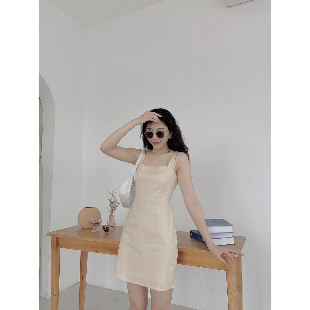 [Mã SKAMA06 giảm 8% tối đa 50K đơn 250K] VÁY DÂY BẢN TO