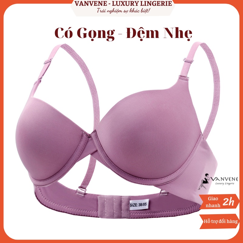 [Mã FAMARAL1 giảm 10K đơn 50K] Áo Lót Có Gọng Đệm Nhẹ Nâng Tự Nhiên Vanvene Cài 2 Khuy Chất Liệu Thun Lạnh A8868