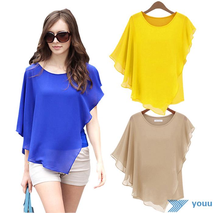 Áo voan tay cánh dơi thời trang cho nữ
