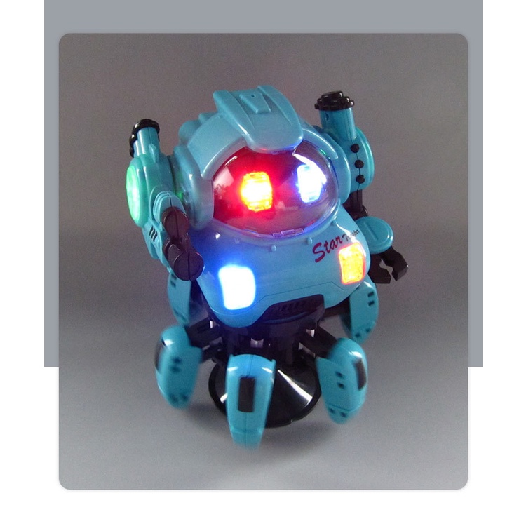 Đồ Chơi Trẻ Em Robot Dancer Nhảy Múa phát sáng Cho Bé Trai, Bé Gái,Có Đèn Có Nhạc Giả Trí Vui Nhộn