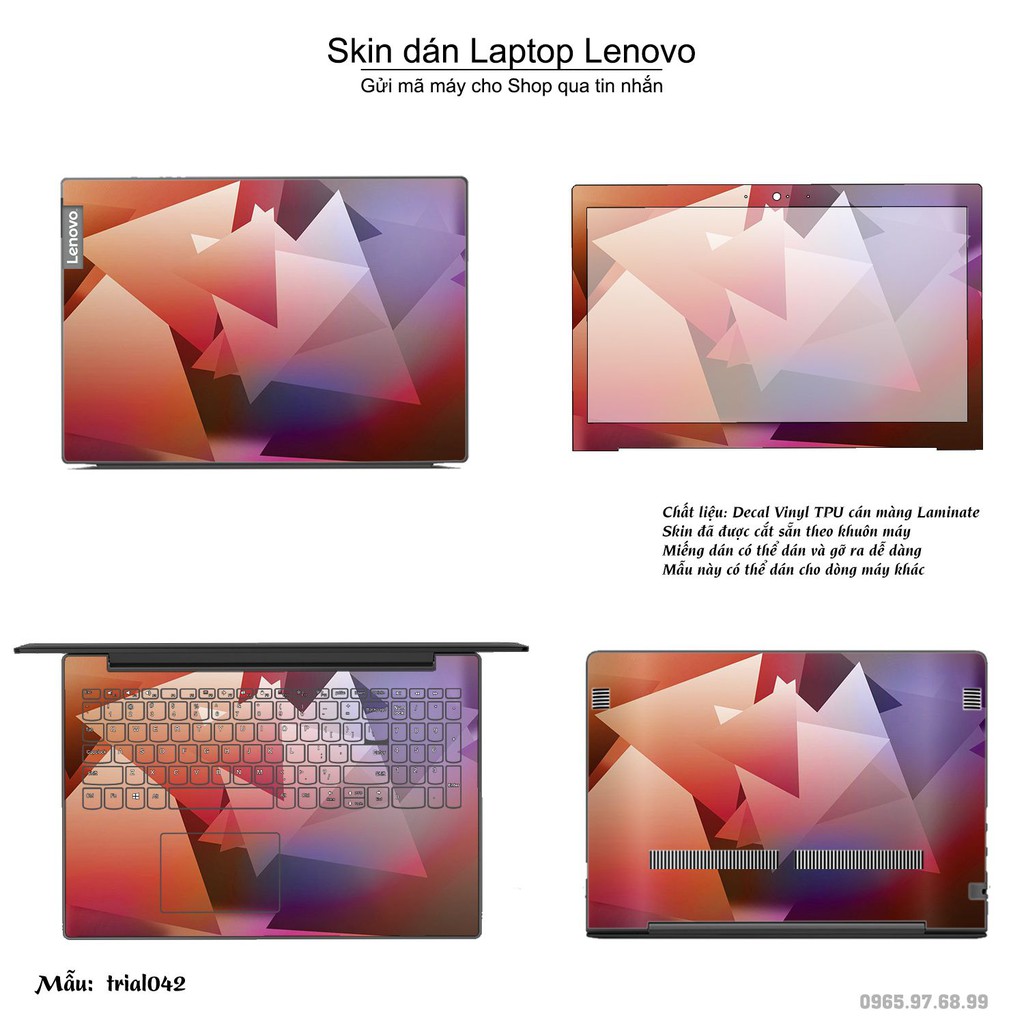 Skin dán Laptop Lenovo in hình Đa giác _nhiều mẫu 7 (inbox mã máy cho Shop)