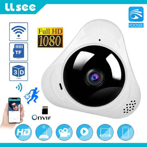 Camera giám sát em bé CCTV IP không dây toàn cảnh 360 độ 3D LLSEE YOOSEE