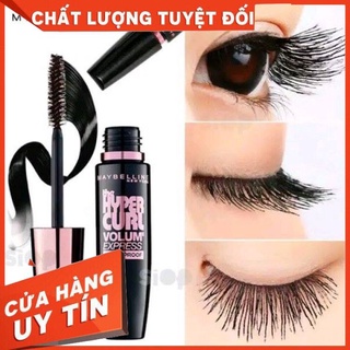 Mascara Dài Mi và Cong Mi Maybelline New York Hyper Curl Waterproof Chuốt Mi Đen Không Lem Không Trôi 9.2ml cho bạn đôi