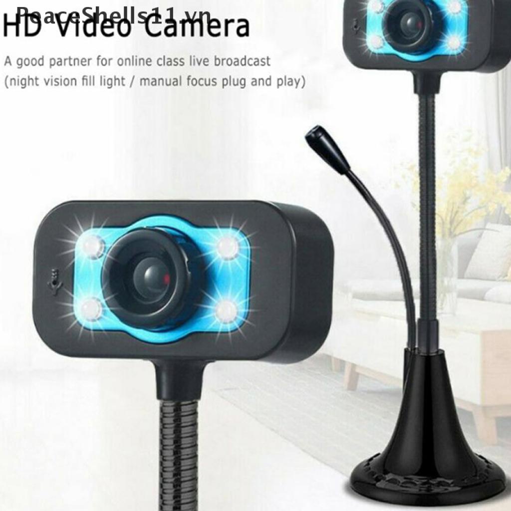 Webcam HD USB 2.0 HD Kèm Micro Cho Máy Tính / Laptop / Máy Tính Để Bàn F11