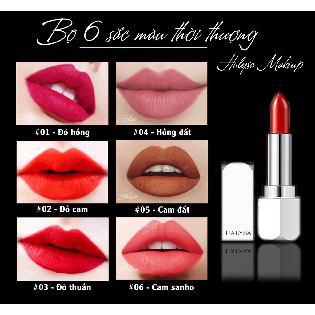 [Chính hãng] Son Môi Lì Halysa – Son chống thâm môi cao cấp halysa.cosmetic | BigBuy360 - bigbuy360.vn