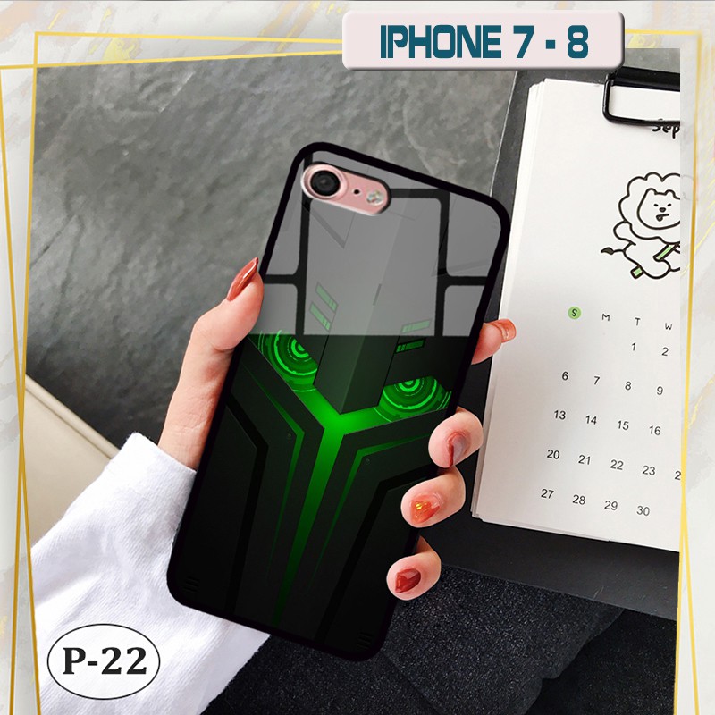 Ốp lưng kính iPhone 7/ 8- hình 3D