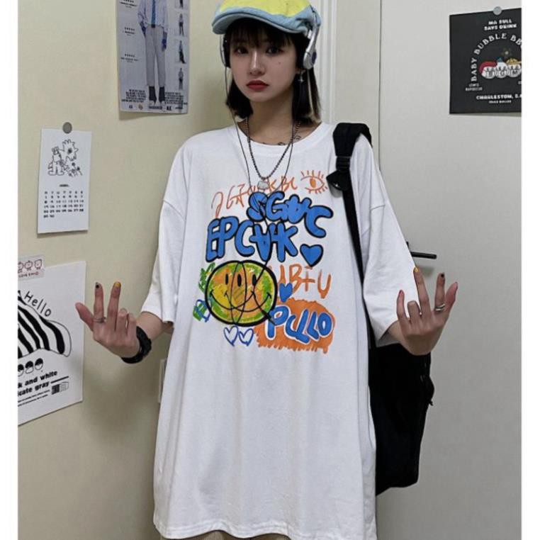 ÁO THUN, ÁO PHÔNG TAY LỠ UNISEX FORM RỘNG OVERSIZE NELLY ANIME M853 KL SHOP TTSHOP ❣