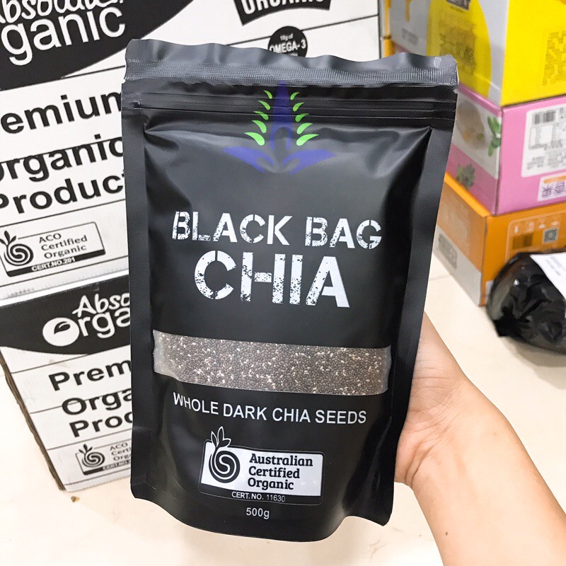 Hạt Chia Đen Black Bag Chia Úc ( Túi 0.5Kg )