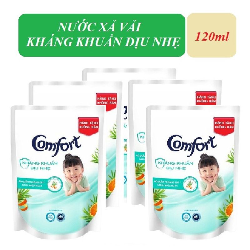 Nước Xả Vải Comfort Kháng Khuẩn Dịu Nhẹ Cho Bé 120Ml