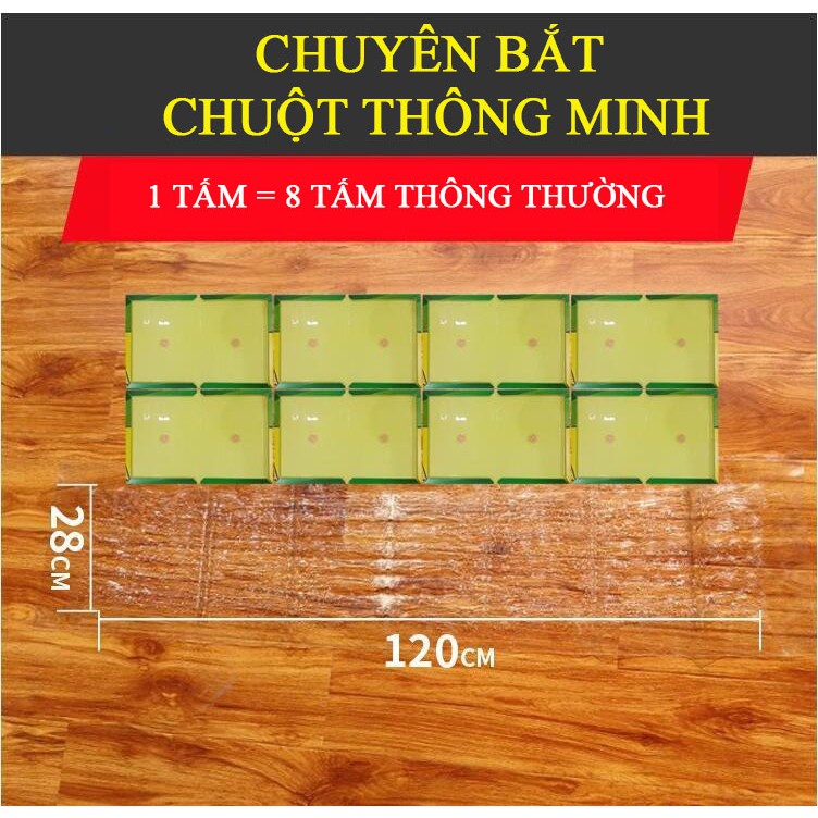 Keo dán chuột keo dính chuột keo bẫy chuột trong suốt kích thước lớn 1.2m x 28cm