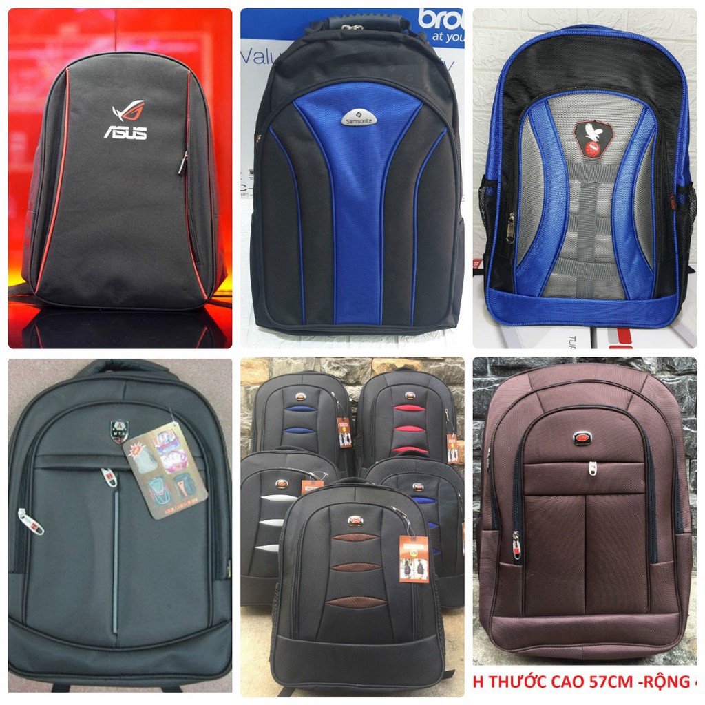 BALO LAPTOP 3 NGĂN, 4 NGĂN CÓ ĐỆM CHỐNG SỐC (SAMSONITE, MITA, NV)