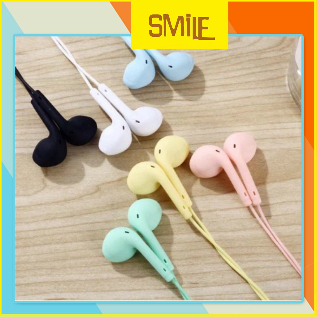 Tai Nghe Nhạc in-ear Macaron U19 Chân 3.5mm cho Android và iOS ⚡️Có mic - FULL MÀU HÀN QUỐC⚡️