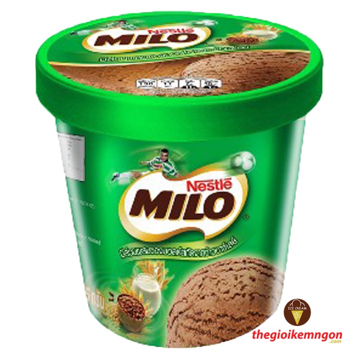 Kem hộp socola Nestle Milo Pint