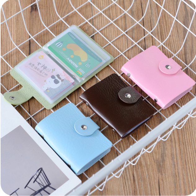 Ví Đựng Thẻ Phong Cách Mini 12 Ngăn Siêu Tiện Dụng