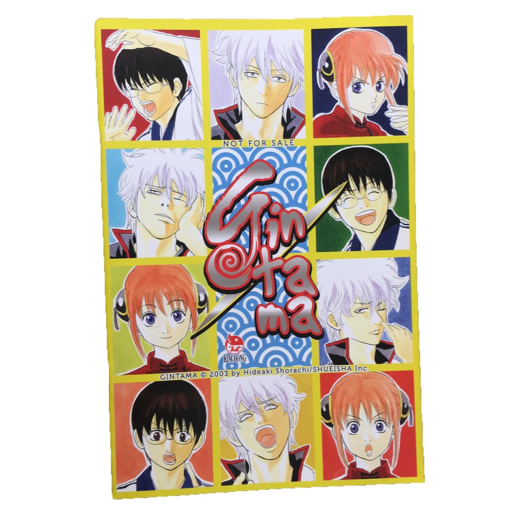 Sổ tay Gintama khổ A5 - NXB Kim Đồng