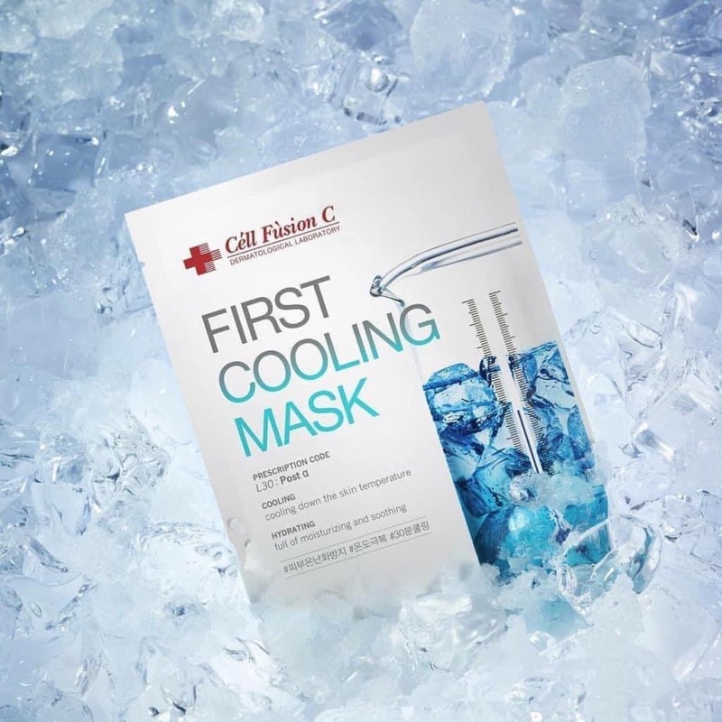 Mặt Nạ Dịu Da Khẩn Cấp Cell Fusion C First Cooling Mask 27g x 5 miếng