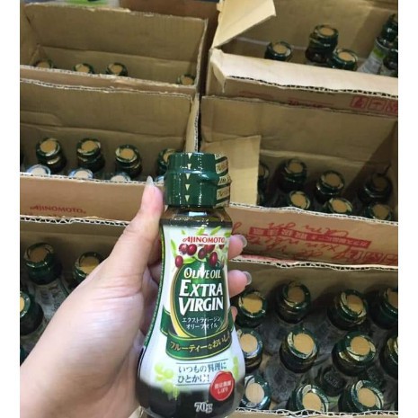 Dầu Olive Extra Virgin Ajinomoto Nhật nguyên chất cho bé ăn dặm (date 2022)