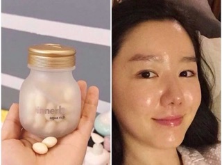 Viên cấp nước và collagen Aqua Rich
