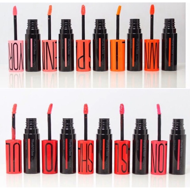 Son kem Aritaum World Glam Coating Tint các màu 6 7 8 9