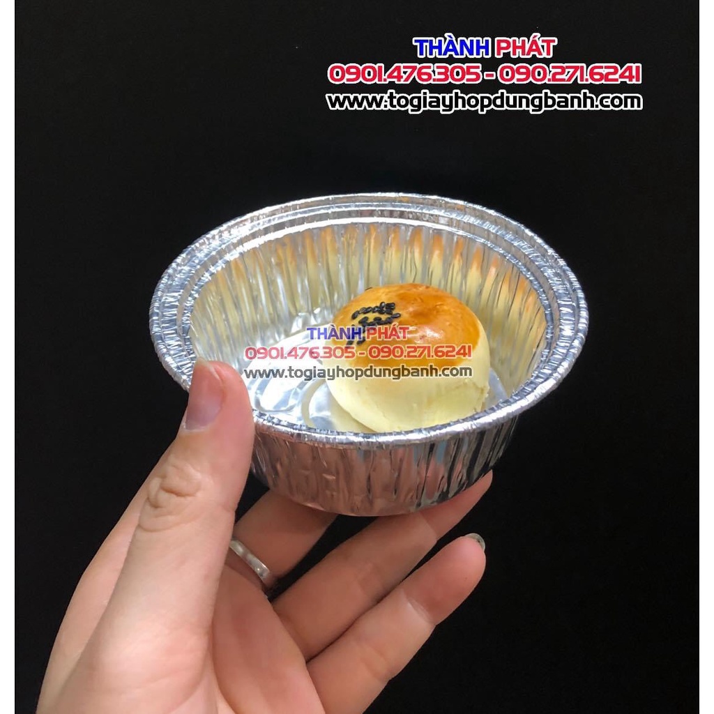 50 Chén nhôm bạc nướng bánh 250ml