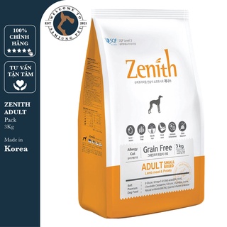 Zenith Adult 3kg - Hạt mềm cho chó trưởng thành bao 3kg