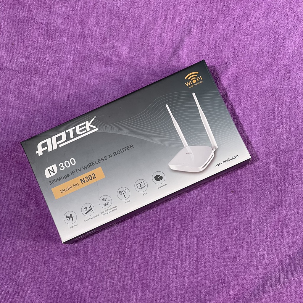 Bộ phát wifi APTEK N302 new fullbox-bảo hành chính hãng