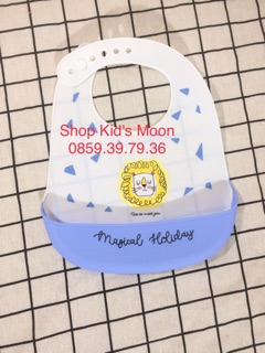 Yếm máng silicon magical holiday cho bé