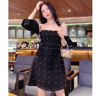 Đầm dự tiệc trễ vai siêu xinh