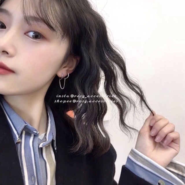 ROSY - KHUYÊN TAI VÀNH XÍCH 2 LỖ