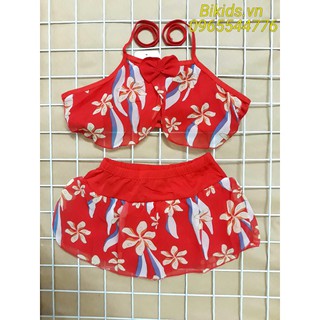 Bikini/đồ bơi/đồ tắm 2 mảnh hình hoa bé gái 3 tuổi