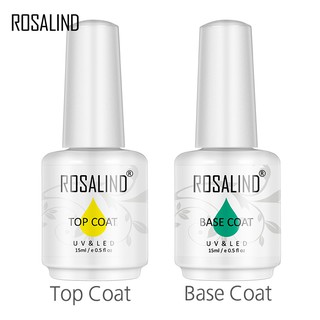 Rosalind 15ml Top Coat hoặc Base Coat cho sơn dầu UV Gel