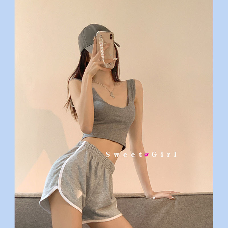 Quần Short Ống Rộng Lưng Cao Mặc Nhà Thoải Mái Thời Trang Cho Nữ