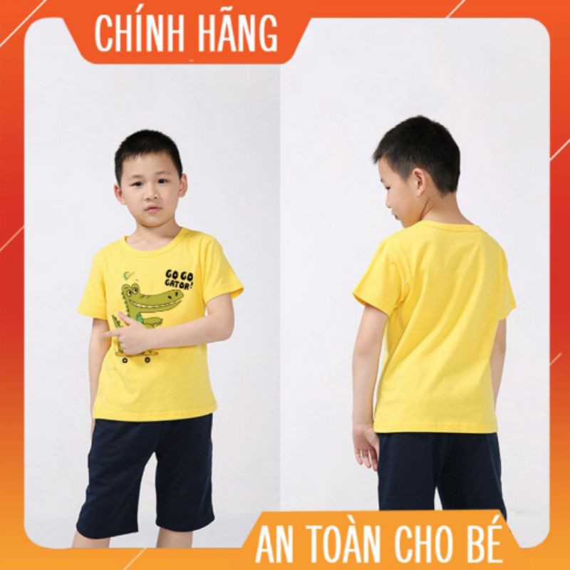 ❤️YÊU THÍCH❤️ Áo Thun Trẻ Em Cotton Cho Bé Trai Bé Gái T-Shirt Phiên Bản Hàn In Hình Cá Sấu Go Go