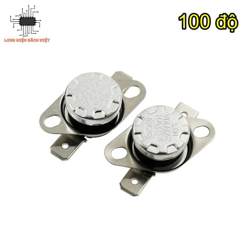 Rơ le nhiệt KSD301 100 độ 10A-250V mới