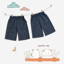 Quần Denim Bé Gái CHAANG Garden