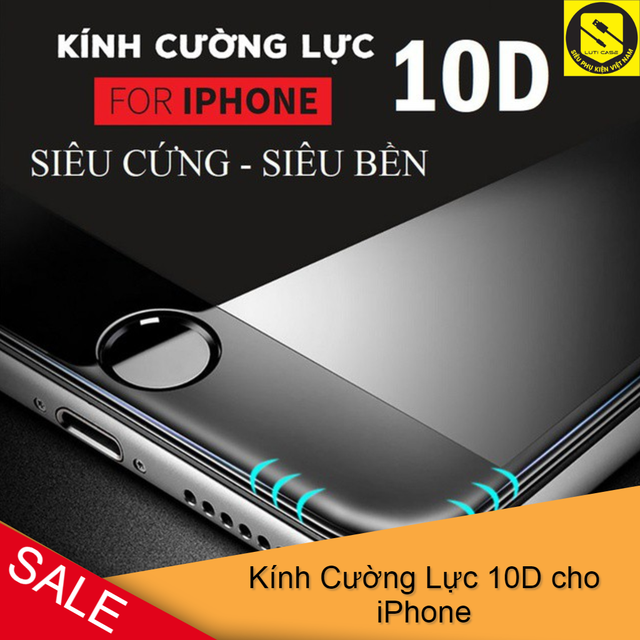 [ iphone 6 đến iphone 11 Pro Max ] Kính cường lực 10D nền xanh full màn nguyên khối | BigBuy360 - bigbuy360.vn