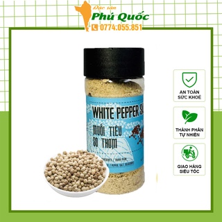 Muối tiêu sọ thơm, gia vị chấm Đặc Sản Phú Quốc lọ 110g