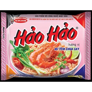 Thùng 30 gói mì tôm Hảo Hảo chua cay/Hảo Hảo xào