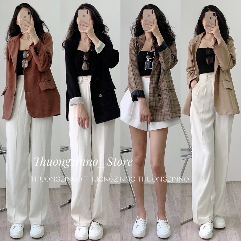 Áo blazer nữ YUNA cao cấp có nắp túi form rộng đứng form có đệm vai phong cách Hàn Quốc màu siêu hot, thời trang nữ YUNA | WebRaoVat - webraovat.net.vn