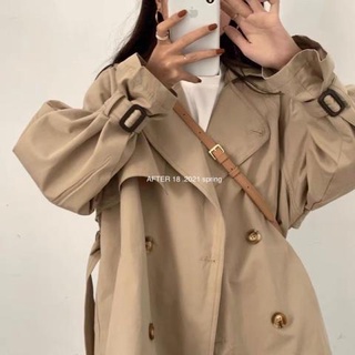 Áo khoác Mangto 2 lớp dáng ngắn