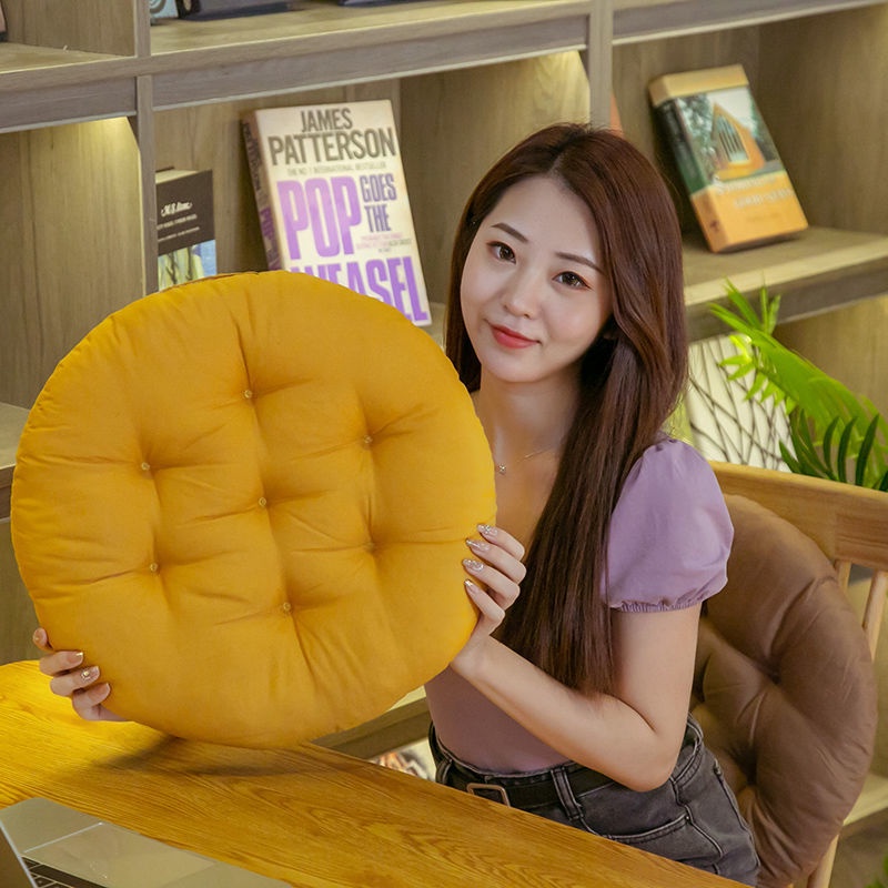 Đệm ngồi hình tròn chống trượt thiết kế đơn giản tiện dụng cho gia đình/ văn phòng