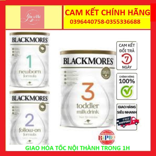 [HÀNG CHÍNH HÃNG] Sữa BlackMores Đủ Số 1-2-3 Nội Địa úc lon 900g date 2023