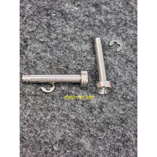 Bộ gác chân nhôm tem cánh chim gắn xe yamaha và honda